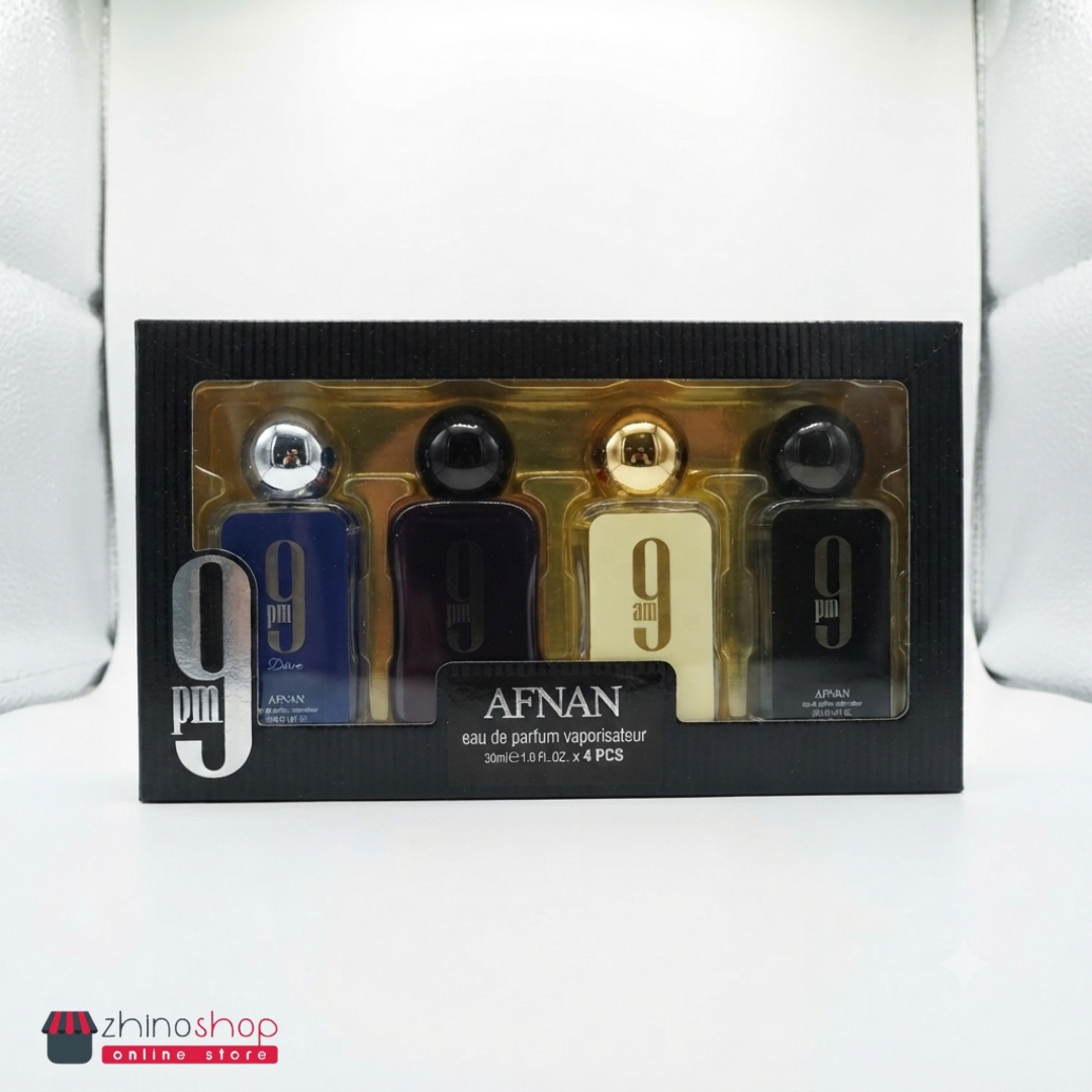 پک ادکلن 4 عددی افنان 9AM Collection مجموعه ادوپرفیوم 30 میل 4عددی