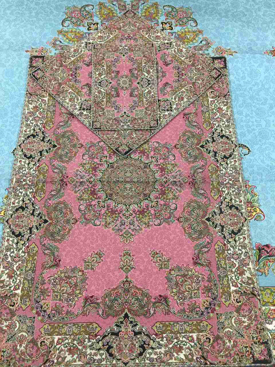 سجاده جانماز ترمه ابریشم طرح شور انگیز کد 4