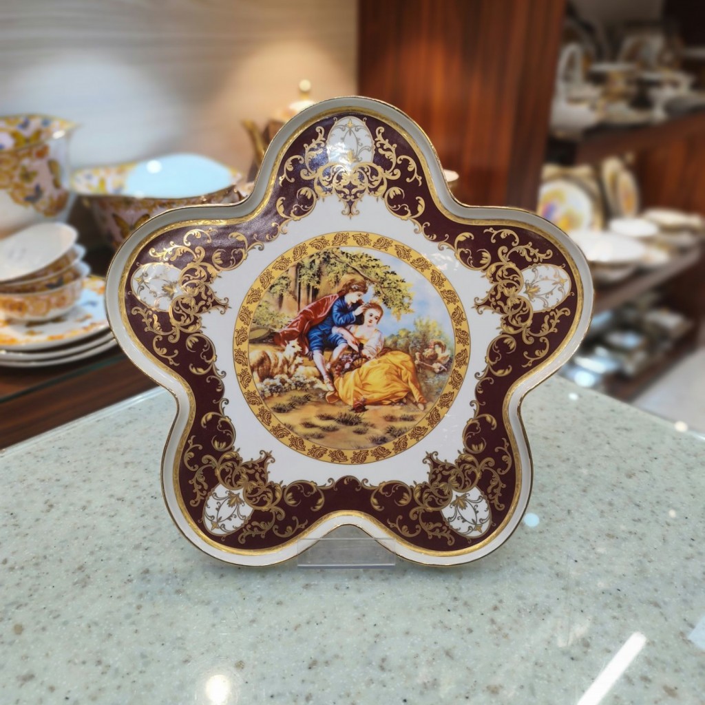سینی بستنی خوری لیلی مجنون زرشکی6037