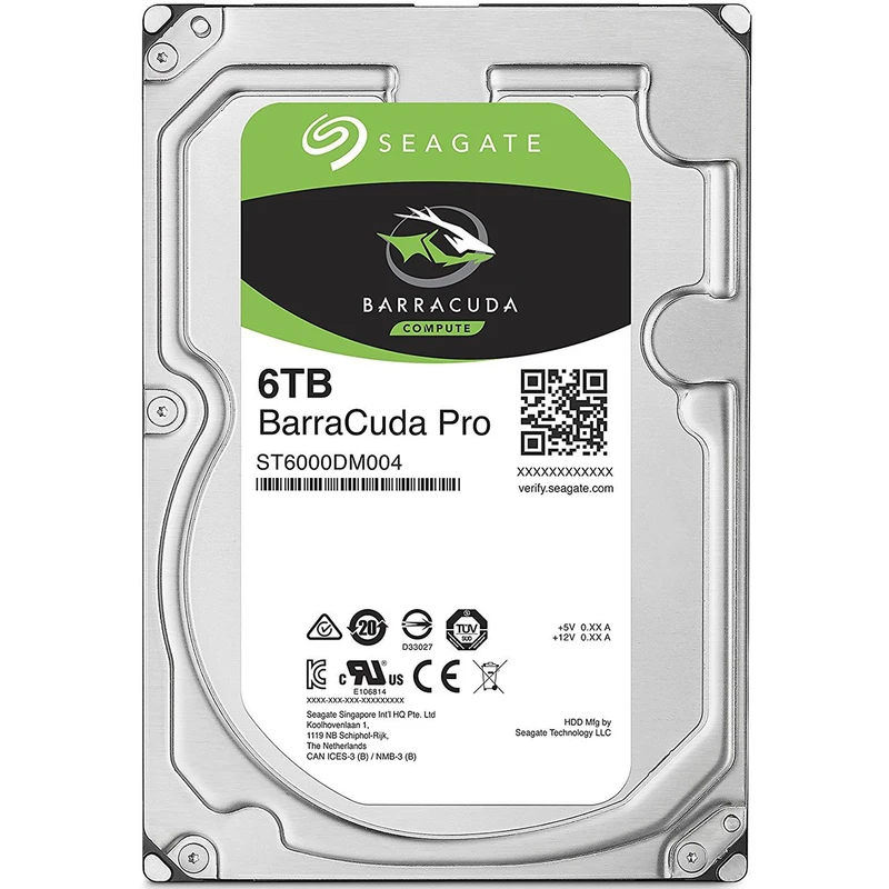 هارد دیسک اینترنال ظرفیت 6TB مدل Barracuda برند Seagate گارانتی شرکتی (ریفر)