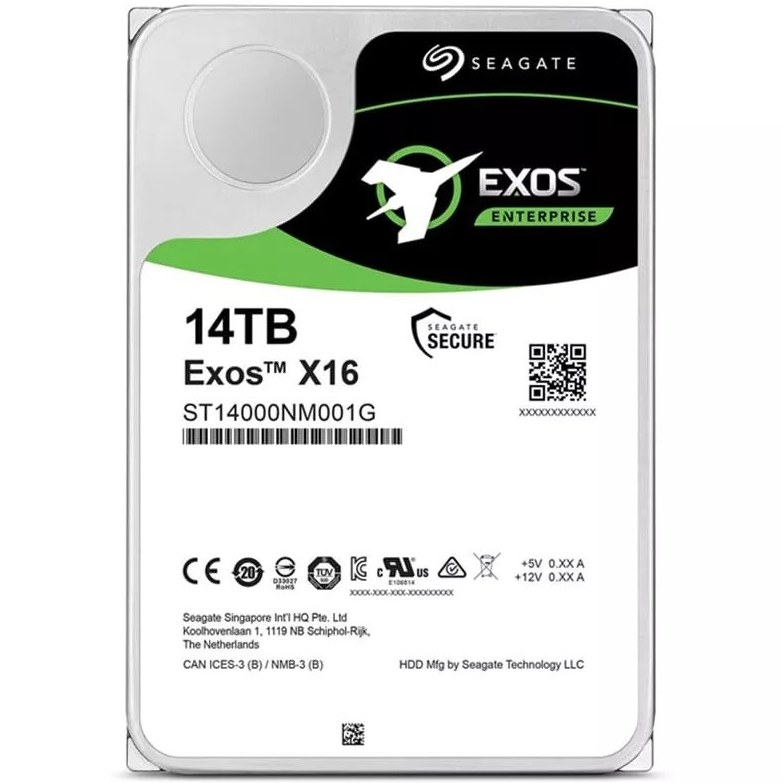 هارد دیسک اینترنال ظرفیت 14TB مدل EXOS برند Seagate گارانتی شرکتی (ریفر)