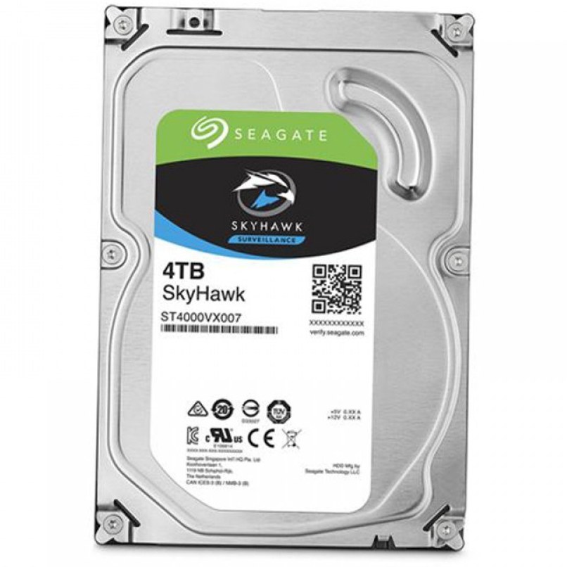 هارد دیسک اینترنال ظرفیت 4TB مدل SKY HAWK برند Seagate گارانتی شرکتی (ریفر)