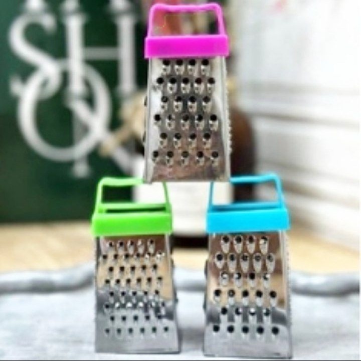 رنده سیر مستطیلی دسته پلاستیکی مینی کوچک
