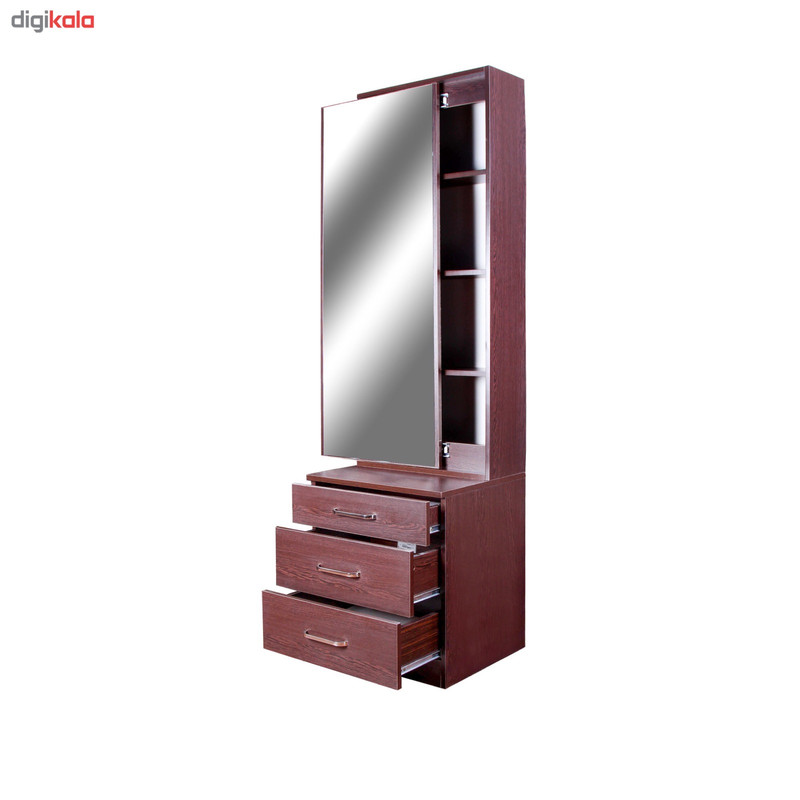 میز دراور آینه ریلی لمکده مدل STAND3
