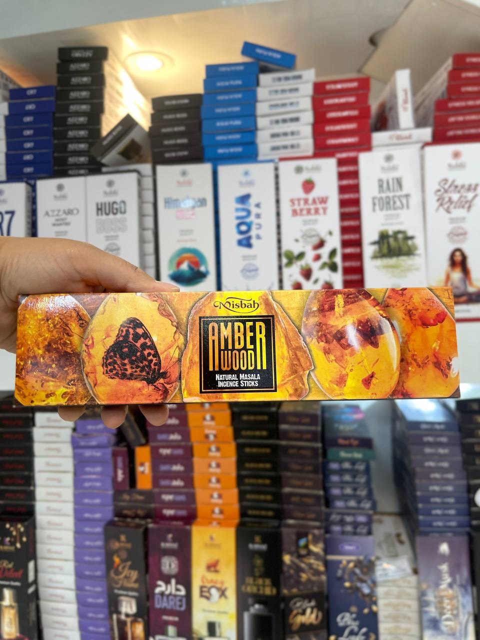عود دست ساز امبر وود برند میصباح-50گرمی