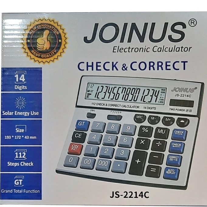 ماشین حساب جوینوس مدل JS-2214C کد ِ2214