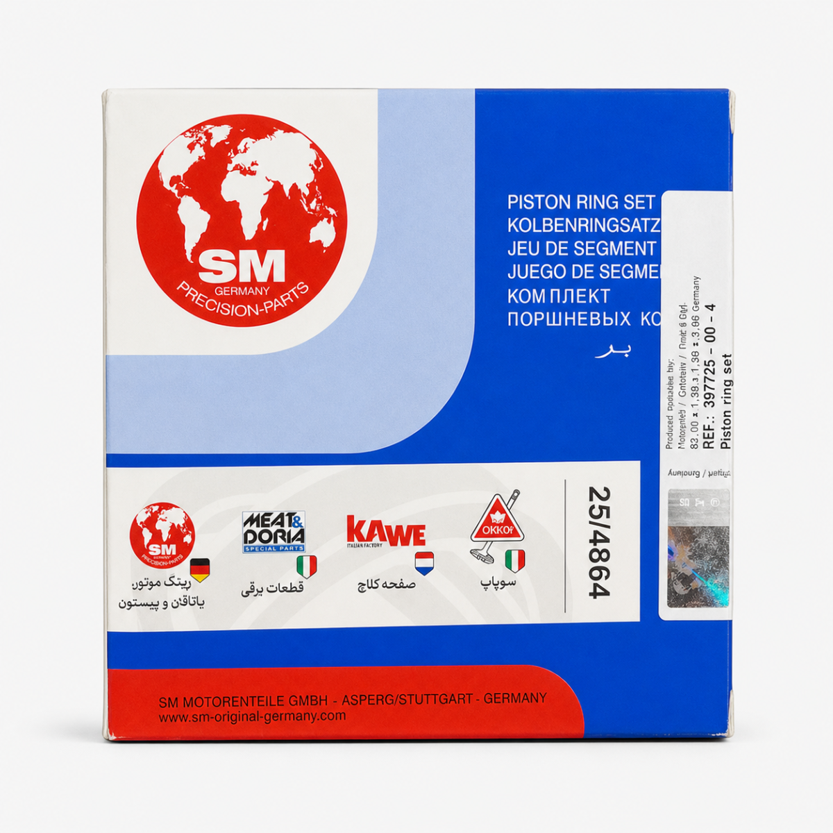 رینگ موتور SM پژو 405 (استاندارد) – تضمین کیفیت و احتراق بهینه
