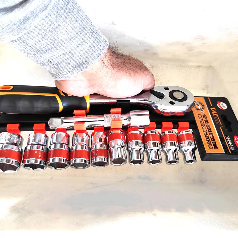 آچار و سری آچار بکس تات مدل RYL-MAT24 مجموعه 12 عددی