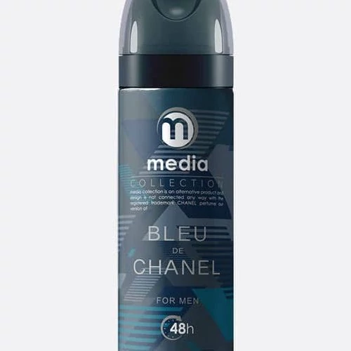 اسپری خوشبو کننده بدن مردانه مدیا مدل Bleu De Chanel حجم 200 میلی لیتر