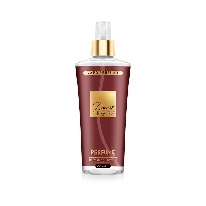 بادی اسپلش پرفیوم مدل باکارات رژ PERFUME Baccarat Rouge جعبه دار