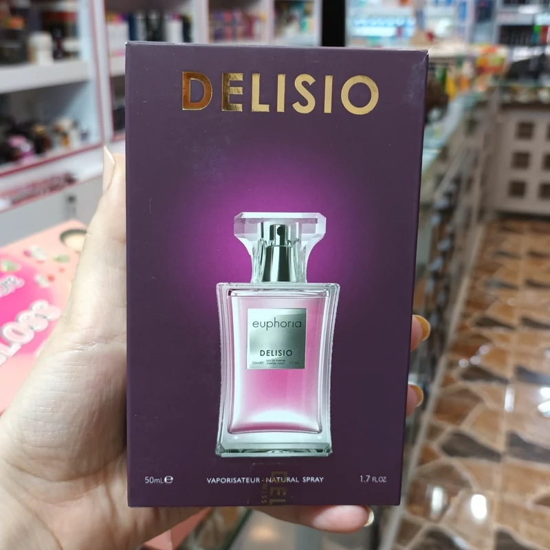 ادکلن دلیسیو DELISIO رایحه ایفوریا زنانه حجم 50 میل 