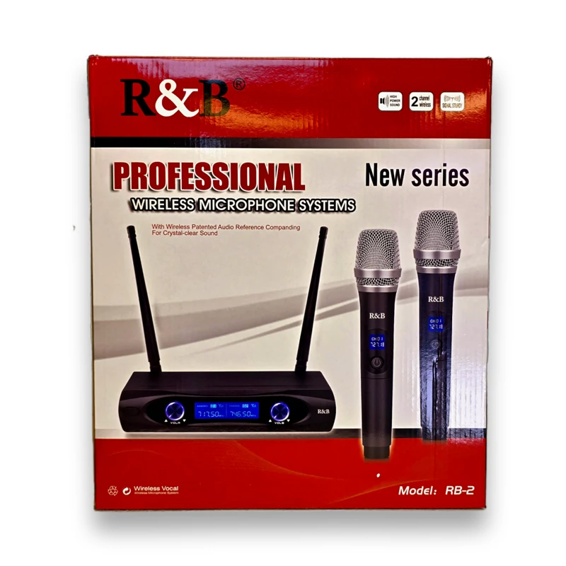 میکروفون 2 کانال بیسیم / RB-2 