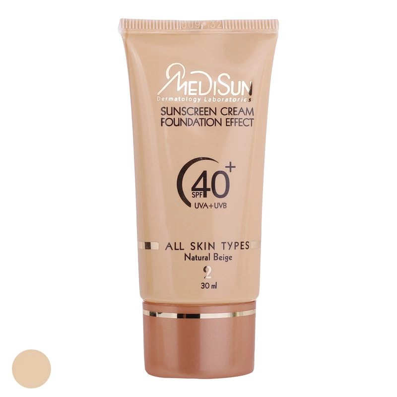 کرم ضد آفتاب رنگی مدیسان SPF 40 مدل 05 مناسب انواع پوست حجم 30 میلیلیتر