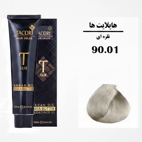 رنگ مو هایلایت نقره ای 125 میل تاکوری