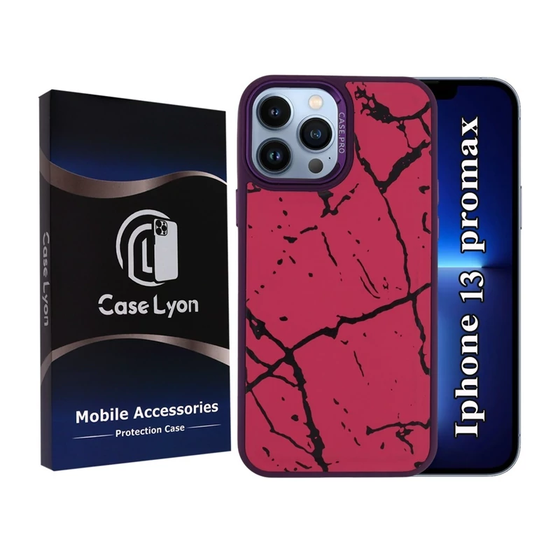قاب کیس لیون مدل سنگی مناسب گوشی اپل iphone 13 Pro Max