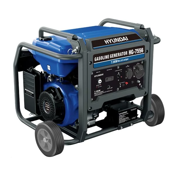 موتور برق هیوندای 7.5 کیلو وات بنزینی مدل HG-7556 - کیفیت عالی