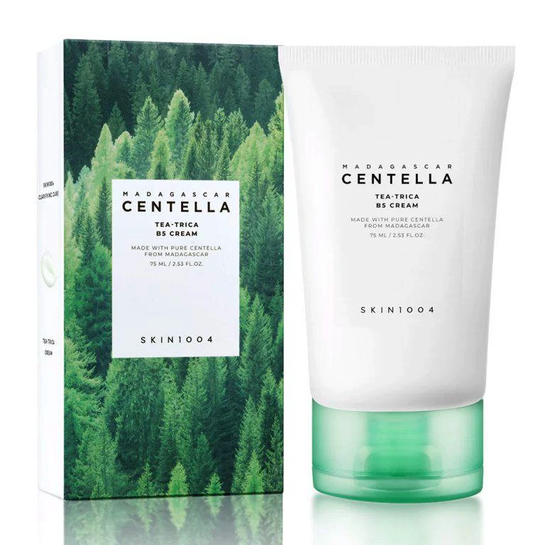 کرم مرطوب کننده ضد جوش و ضد الهاب  تی تریکا سنتلا ( SKIN1004 Madagascar Centella Tea-Trica B5 Cream )