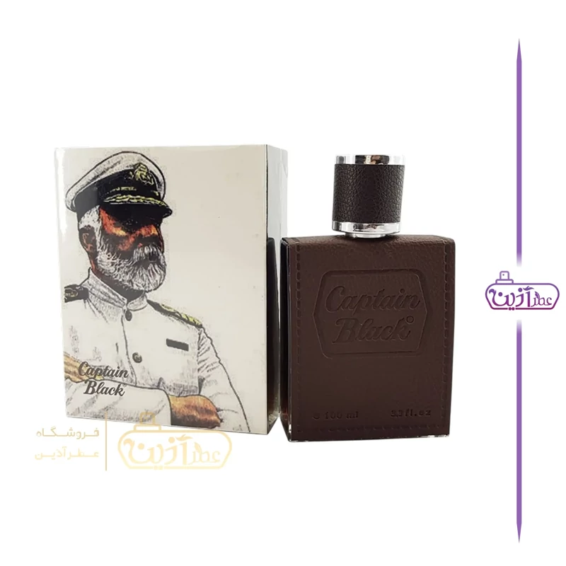 ادکلن کاپیتان بلک مردانه 100 میل فرانسهRoyal Ski Captain Black EDT