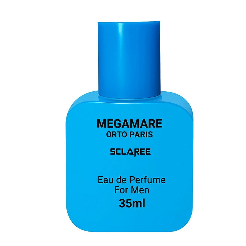 عطر جیبی مردانه اسکلاره مدل Megamare orto paris با رایحه خنک حجم 35 میلیلیتر