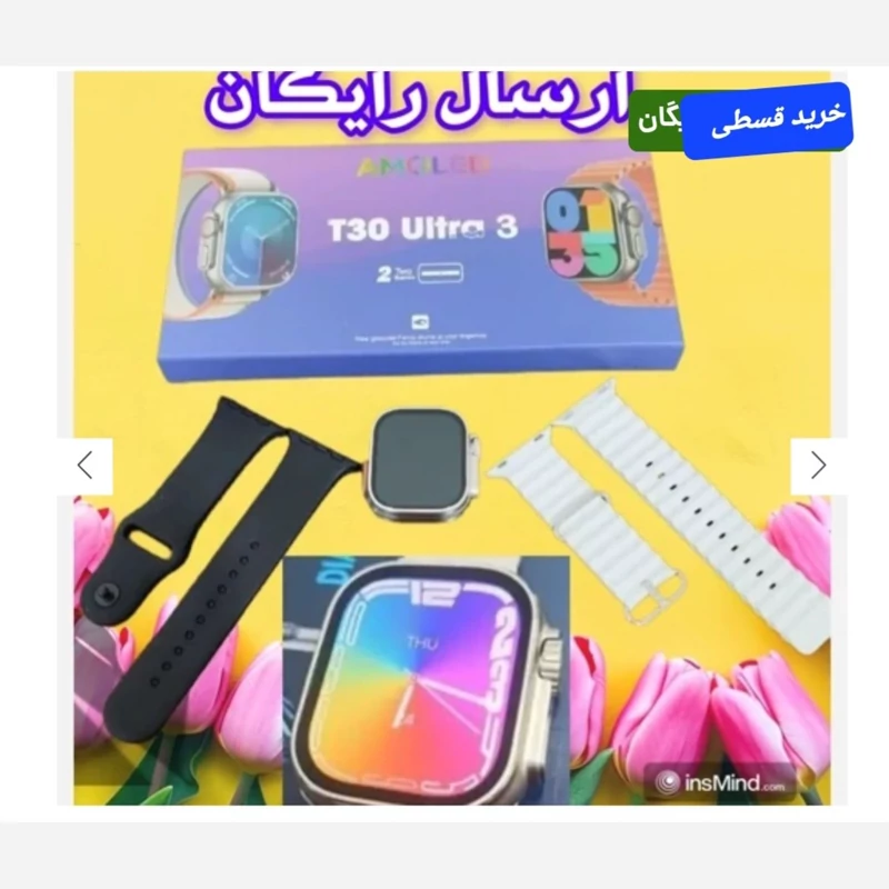 ساعت هوشمند مدل T30 اولترا 2024 طرح اپل واچ