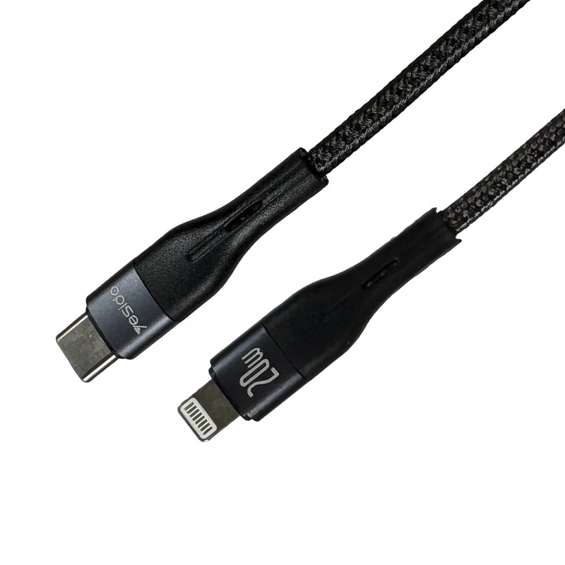 کابل تبدیل USB-C به لایتنینگ یسیدو مدل Yesido CA155 طول 1 متر