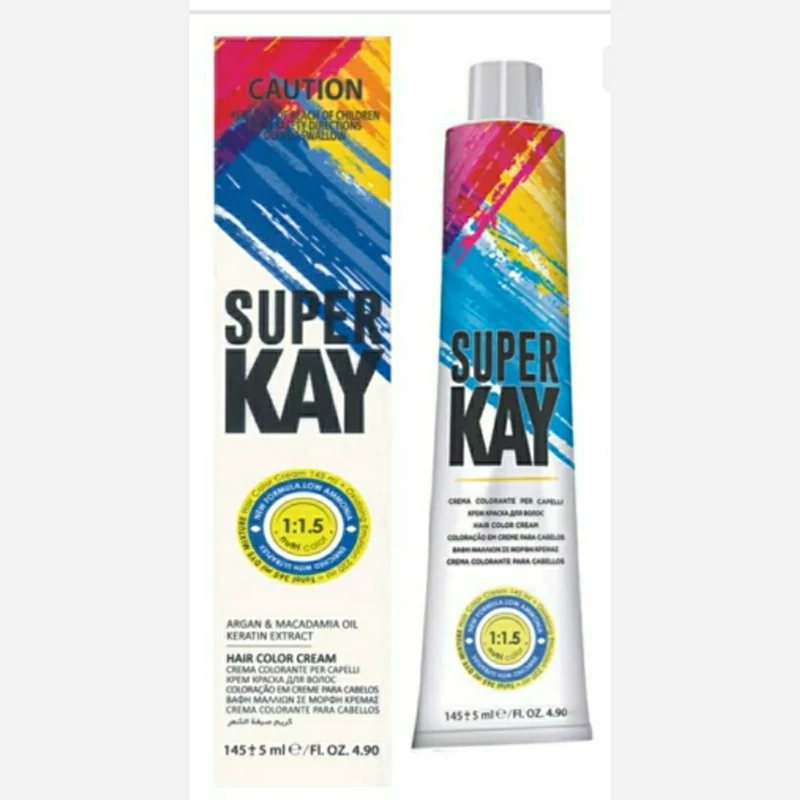 رنگ مو بدون آمونیاک Super Kay شماره 9.3 بلوند خیلی روشن طلایی حجم 145 میل