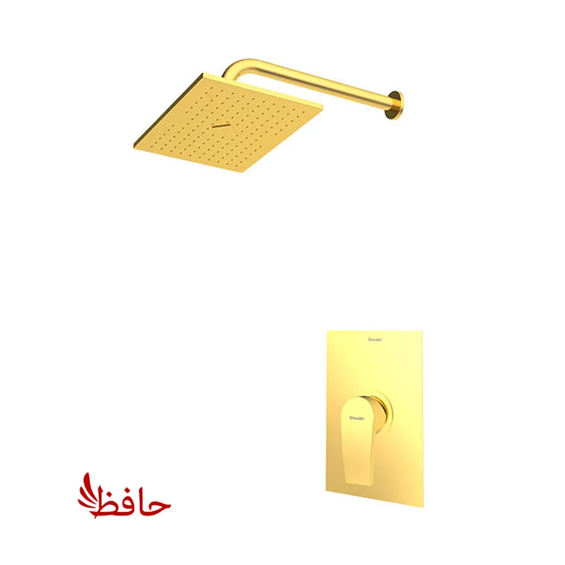 شیر حمام توکار شودر مدل رومر پلاس شیری طلایی تیپ 1 (پسکرایه)