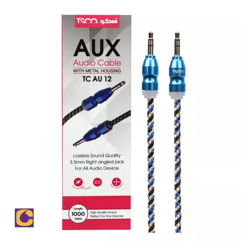 کابل AUX کنفی تسکو مدل Tsco TC AU 12