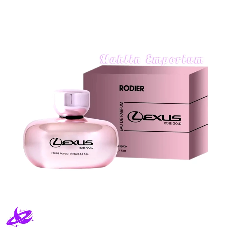 ادوپرفیوم زنانه رودیرمدل LEXUS ROSE GOLD رز گلد 100 میل