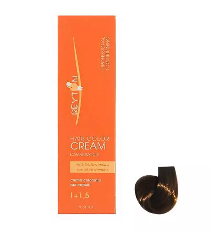 . رنگ مو ریتون سری Tabacco مدل Light Tabacco Brown شماره 8.35  حجم 120 میلی لیتر رنگ شکلاتی روشن ارایشی