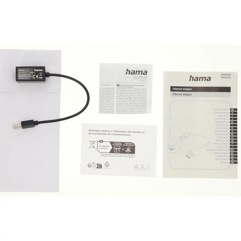 مبدل USB-A به اترنت هاما مدل 200324