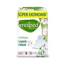 نوار بهداشتی بانوان مولپد molped مدل Pure and soft بسته 30 عددی
