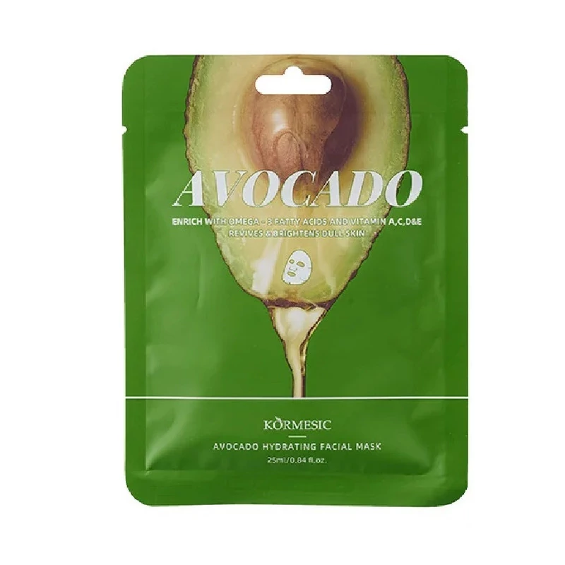 ارایشی ماسک صورت ورقه ای کورمسیک آووکادو AVOCADO MASK KORMESIC