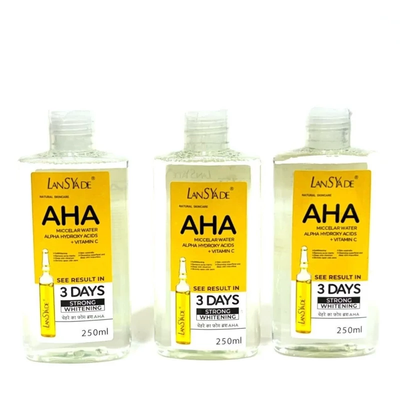 میسلار واتر ، آرایش پاک کن AHA