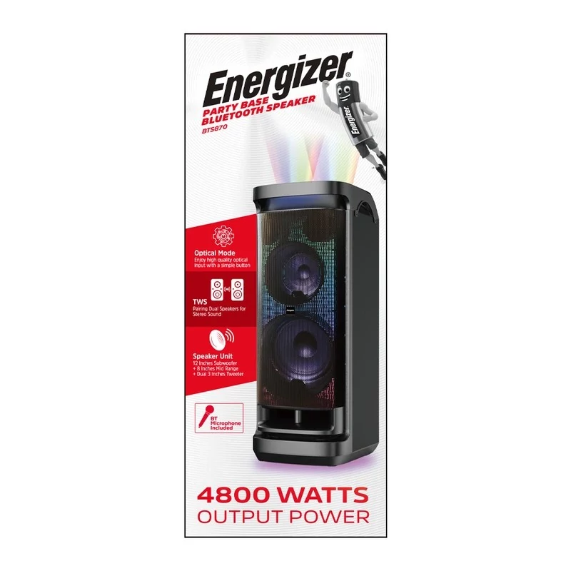 خرید اسپیکر بلوتوثی انرجایزر BTS870 | قیمت و مشخصات Energizer BTS870