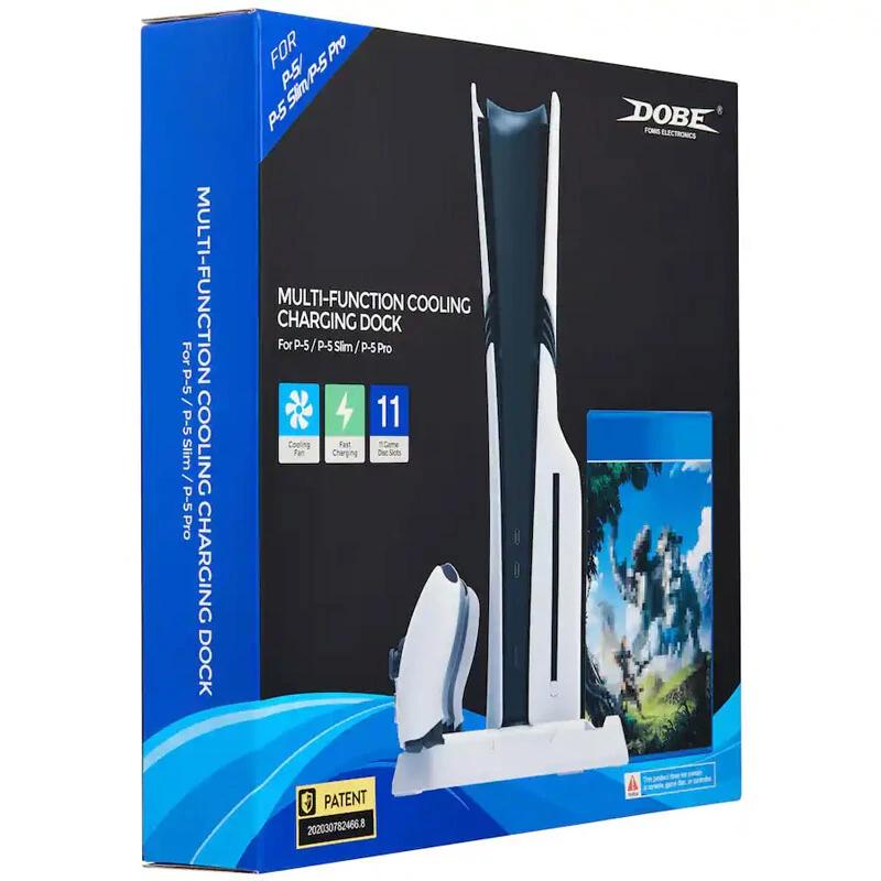 خنک کننده و شارژر دسته پلی استیشن 5 دابی مدل TP5-3537D