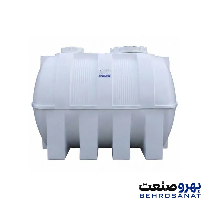 مخزن 2500 لیتری افقی کرکره ای برند طبرستان سه لایه آنتی باکتریال