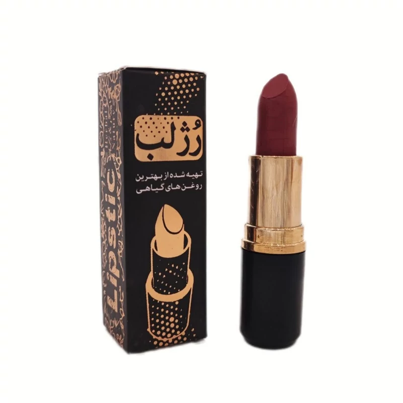 رژ لب طلایی نیکا رژ لب گیاهی رژ لب رولی نیکا رژ لب بدون سرب رنگ مسی 013