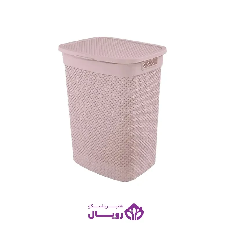 سبد رخت درب دار طرح بافت لیمون کد 213635
