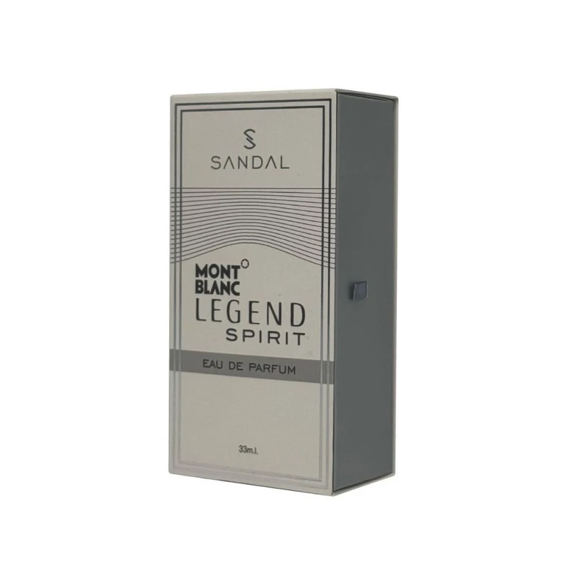 عطر جیبی مردانه صندل مدل LEGEND SPIRIT با رایحه شیرین و تند حجم 25 میلیلیتر