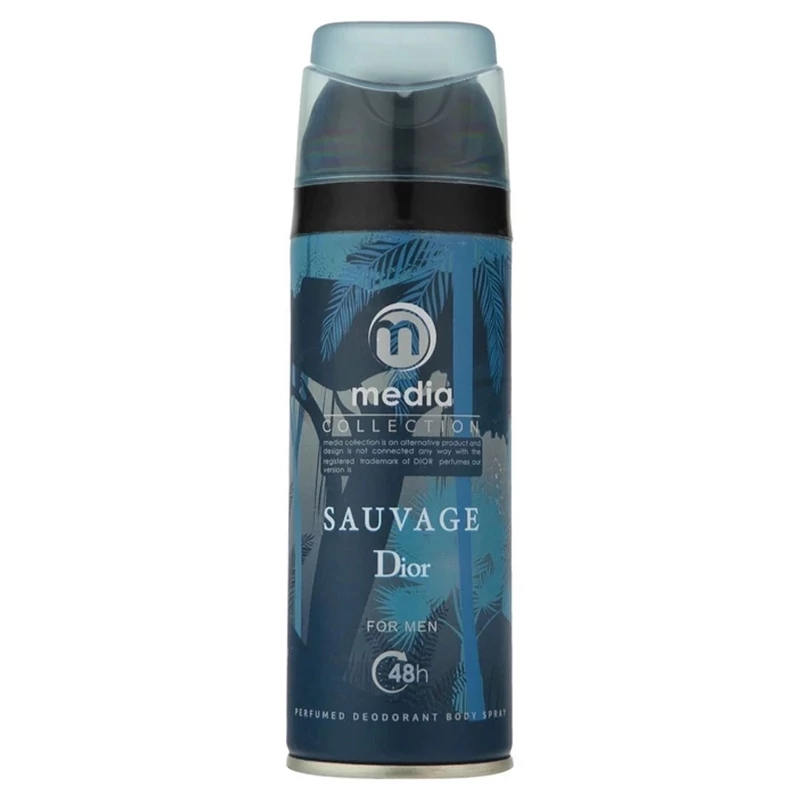 اسپری بدن مردانه ساواج دیور Sauvage Dior مدیا (media)-حجم 200 میل media Sauvage Dior Body Spray 200ml