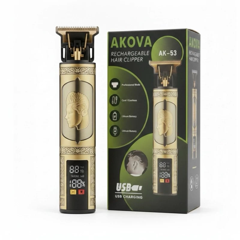 ریش تراش و صفرزن اصل ژاپن - تمام فلزی خطرزن Akova مدل AK-53 فلزی درجه 1