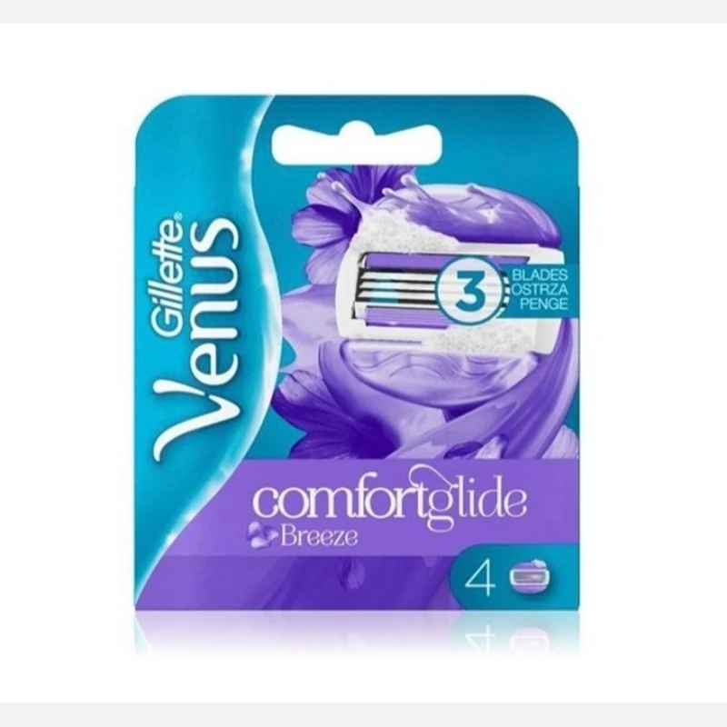 تیغ اصلاح ژیلت ونوس زنانه مدل Comfortglide Breeze با دو یدک