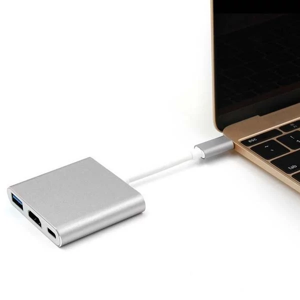 تبدیل USB-C به HDMI/USB/PD آی فورتک مدل IFOR-03