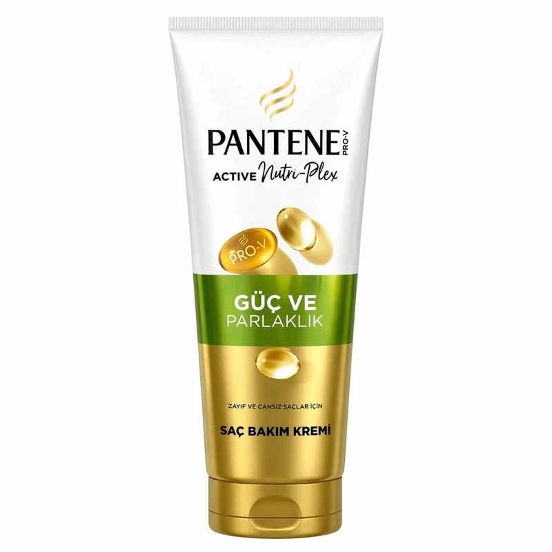 کرم مو پنتن Pantene مدل Guc ve parlaklik تقویت کننده و شفاف کننده مو حجم 800 میلی پمپی اورجینال ترکیه