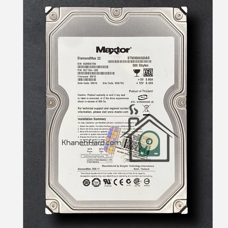هارد Hdd maxtor 500
