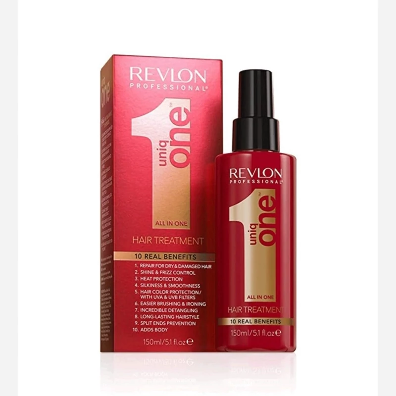 اسپری مو ده کاره یونیک وان رولون 150ml Revlon Professional Uniq One Hair Treatment - اصلی با ضمانت 8 ماهه ، الن گلرو
