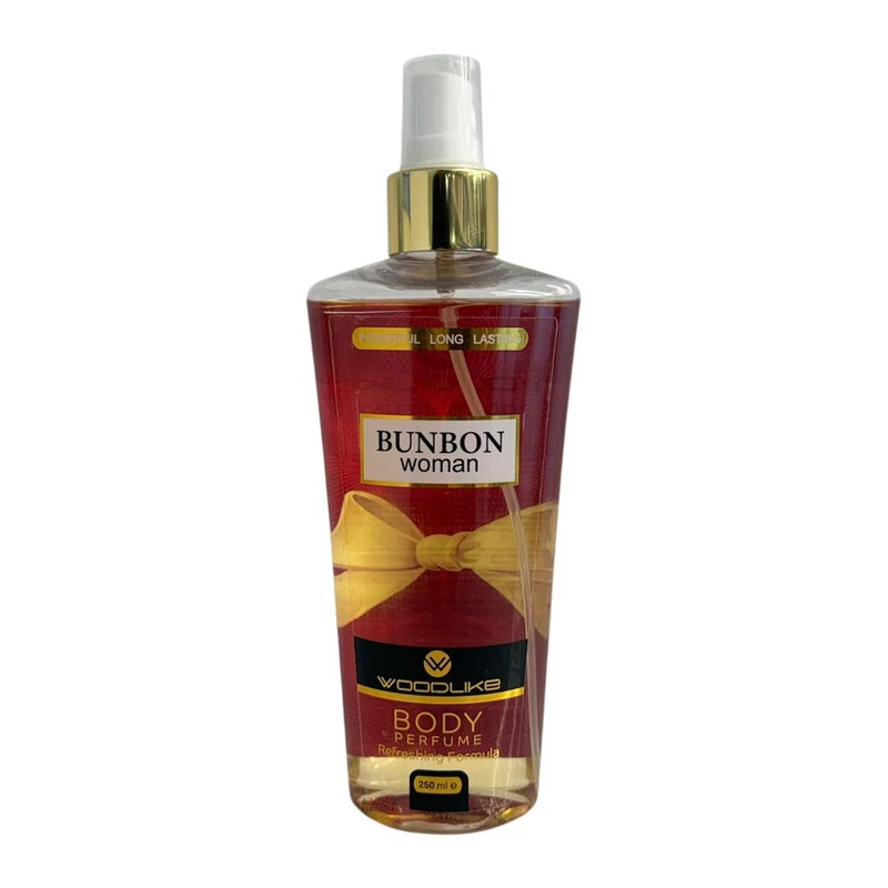 بادی اسپلش زنانه وودلایک مدل BUNBON حجم 250 میلیلیتر