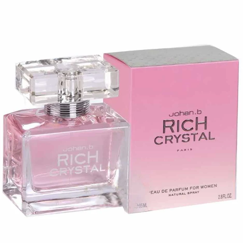 ادکلن زنانه ریچ کریستال ژوهان بی Rich Crystal johan b حجم 90 میل