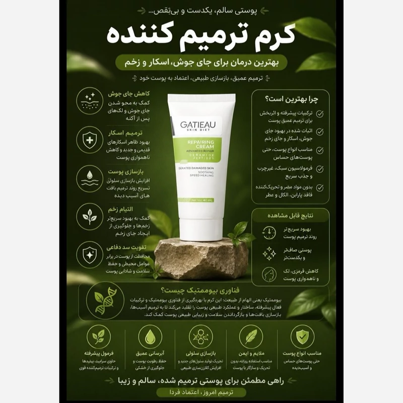 کرم بیوممتیک ترمیم کننده ایتالیایی